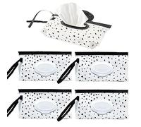 vepoty Sacchetto per salviettine umidificate Contenitore per salviette umidificate riutilizzabili Sacchetto per salviette riutilizzabili Sacchetto per salviettine umidificate da Viaggio