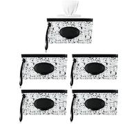 vepoty Sacchetto per salviettine umidificate Contenitore per salviette umidificate riutilizzabili Sacchetto per salviette riutilizzabili Sacchetto per salviettine umidificate da Viaggio