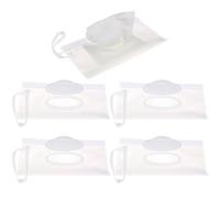 vepoty Sacchetto per salviettine umidificate Contenitore per salviette umidificate riutilizzabili Sacchetto per salviette riutilizzabili Sacchetto per salviettine umidificate da Viaggio