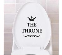 vepoty the Throne Clone Closestool Decal, Copertina Del Gabinetto Coperchio Sign Del Coperchio Sign Funny Quotes Decorazioni Per Il Bagno
