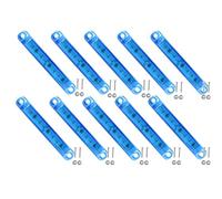 VEQENMOT 10pcs Luce di Posizione Laterale blu - Luci di posizione laterali impermeabili a 9 LED 12-24 V per rimorchio Camion, camper, barca, camper, furgone - Luci di ingombro anteriori/posteriori