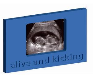 VER B.V. MFF0207 MyFirst Picture - Cornice portafoto "Alive and kicking", colore: Blu