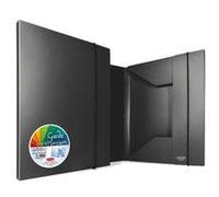 ver Plastibor Garda 30 Cartelle Con Elastico In Pp 3 Lembi 265x350 Mm Dorso 3 Cm Nero