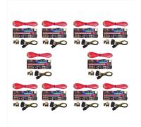 VER018 PRO Scheda riser PCI-E Cavo USB 3.0 018 PLUS PCI Express (rosso)