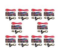 VER018 PRO Scheda riser PCI-E Cavo USB 3.0 018 PLUS PCI Express (rosso)
