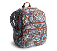 Vera Bradley Bancroft - Zaino da donna in cotone, Fiori + piume, Taglia unica