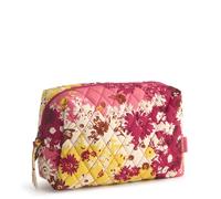 Vera Bradley Beauty case da donna in cotone premium medio, Margherite Starstruck, Taglia unica