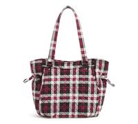 Vera Bradley Borsa a tracolla da donna Glenna in cotone, Camino Plaid, Taglia unica