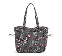 Vera Bradley Borsa a tracolla da donna Glenna in cotone, Perenni Noir Dot, Taglia unica