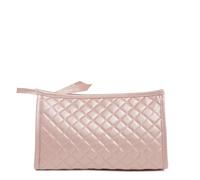 Vera Bradley Borsa cosmetica dell'organizzatore di trucco del trapezio del cotone, quarzo rosa, quarzo rosa, Quarzo rosa., Sacchetto dell'organizzatore del trucco cosmetico del cotone del trap