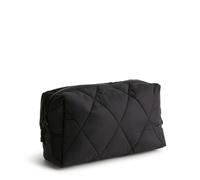 Vera Bradley Borsa cosmetica media in nylon da donna, Notte senza luna, Taglia unica, Nylon Medio Cosmetico