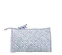 Vera Bradley Borsa da donna in cotone a trapezio per cosmetici e trucchi, con merletto Sweet Garden, taglia unica, Pizzo Sweet Garden, Taglia unica, Sacchetto dell'organizzatore del trucco cosmetico