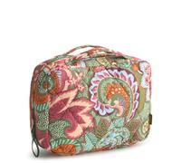 Vera Bradley Borsa da viaggio da donna, leggera, da appendere, per trucchi, motivo Leaf Me Not Paisley, taglia unica