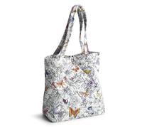 Vera Bradley Borsa piccola originale in cotone di alta qualità, Ala + Fioritura, Taglia unica