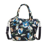 Vera Bradley Borsa tote da donna Performance Twill piccola multi-strap, Fioriture Immerse, Taglia unica