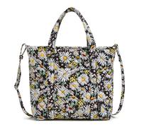 Vera Bradley Borsa tote mini vera in cotone, Margherite Bianco, Taglia unica