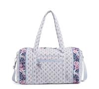 Vera Bradley Borsone da viaggio grande da donna, taglia unica, Foglia Magnifique, Taglia unica, Borsone da viaggio grande in cotone