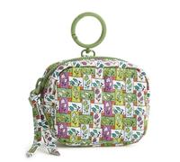 Vera Bradley Ciondolo in cotone di alta qualità con cerniera per auricolari, nastro a quadretti, taglia unica