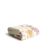 Vera Bradley Coperta in peluche, bouquet di prato sottile perla, bouquet di prato sottile perla, taglia unica
