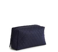 Vera Bradley Cosmetici grandi in cotone, Peaccoat., Taglia unica, Cosmetici grandi in cotone