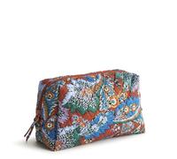Vera Bradley Cosmetico medio in cotone, fiori + piume, taglia unica