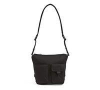 Vera Bradley Cotton Utility Bucket Crossbody Purse, Borsa a Tracolla Donna, Nero-Cotone Riciclato, Taglia Unica