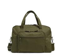 Vera Bradley Cotton Weekender Travel Bag, Borsone di Tessuto Donna, Verde edera rampicante, Cotone Riciclato, Taglia Unica