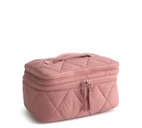 Vera Bradley Custodia cosmetica di peso piuma, rosa appassita