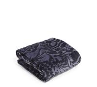 Vera Bradley Damen Fleece-Pl sch- berwurfdecke, Java Navy Tonal, 80 x 50