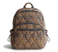 Vera Bradley Featherweight Large Bancroft Backpack, Lotus Montage Roasted Pecan