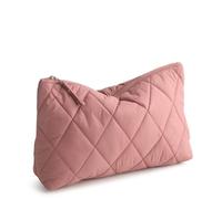 Vera Bradley Featherweight Large Pouch, Borsa Donna, Rosa Viziata, Taglia Unica