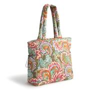 Vera Bradley Featherweight Original Zip Tote Bag, Custodia per Donna, Leaf Me Not Paisley, Taglia Unica