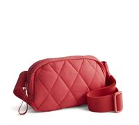 Vera Bradley Featherweight Woodward Small Belt Bag, Borsa a Tracolla da Donna, Cayenne, Taglia Unica