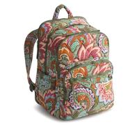 Vera Bradley Featherweight XL Bancroft Backpack, Zaino Donna, Leaf Me Not Paisley, Taglia Unica
