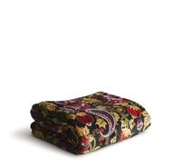Vera Bradley Fleece Oversized Throw Blanket Coperta, Midnight Garden Paisley, 94 X 66 Donna