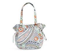 Vera Bradley Glenna Satchel Purse, Citrus Paisley-Recycled Cotton