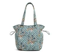 Vera Bradley Iconic Glenna Satchel, Signature Cotton, Borsa Donna, Sunlit Garden Sage-Cotone Riciclato, Taglia Unica