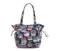 Vera Bradley Iconic Glenna Satchel, Signature Cotton, Borsetta Donna, Palla di Neve-Cotone Riciclato, Taglia Unica