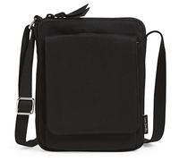 Vera Bradley Iconic RFID Mini Hipster, Signature Cotton, Borsa a Tracolla Donna, Nero-Cotone Riciclato, Taglia Unica