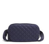 Vera Bradley Marsupio Mini in Cotone Donna, Blu, Taglia unica