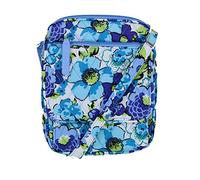 Vera Bradley mini hipster, firma cotone bianco Blueberry Blooms