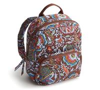 Vera Bradley Mini zaino Banbury in cotone da donna, Cannella Marrakech, Taglia unica