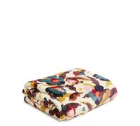 Vera Bradley Oversized Fleece Plush Throw Blanket Immersed Blooms Jewel