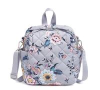 Vera Bradley Performance Twill Convertible Small Backpack Libreria, Bouquet Parigino, Taglia Unica Donna