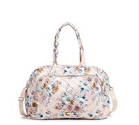 Vera Bradley Performance Twill Grand Weekender Travel Bag, Borsa da Viaggio Donna, Bouquet di Fiori di Pesca, Taglia Unica