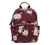 Vera Bradley Performance Twill Small Backpack Bookbag, Fiori e Rami, Taglia Unica Donna