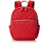 Vera Bradley Performance Twill Small Backpack, Libreria. Donna, Rosso Cardinale, Taglia Unica