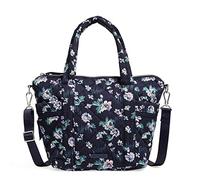 Vera Bradley Performance Twill Small Multi-Strap Tote Bag, Borsetta Donna, Navy Garden, Einheitsgröße
