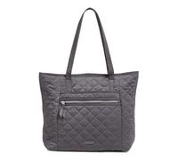 Vera Bradley Performance Twill Vera Tote Bag, Borsa a Mano Donna, Grigio Ombreggiato, Taglia Unica