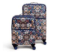 Vera Bradley Piccolo, Mandala Incantato Blu, 22" Carry On & 27" Check In, Softside Rolling Valigia Bagaglio